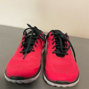 Vibrant Red Athletic Sneakers
